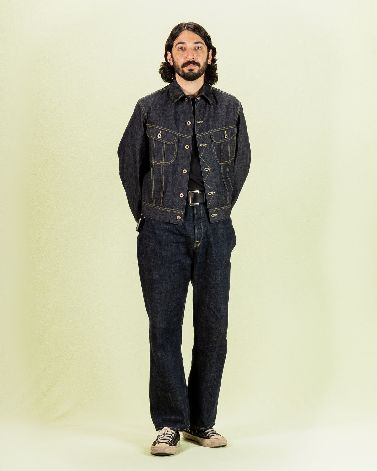 Trophy Clothing Lot.2405 Riders Jacket - Indigo Left Hand Denim - Standard & Strange