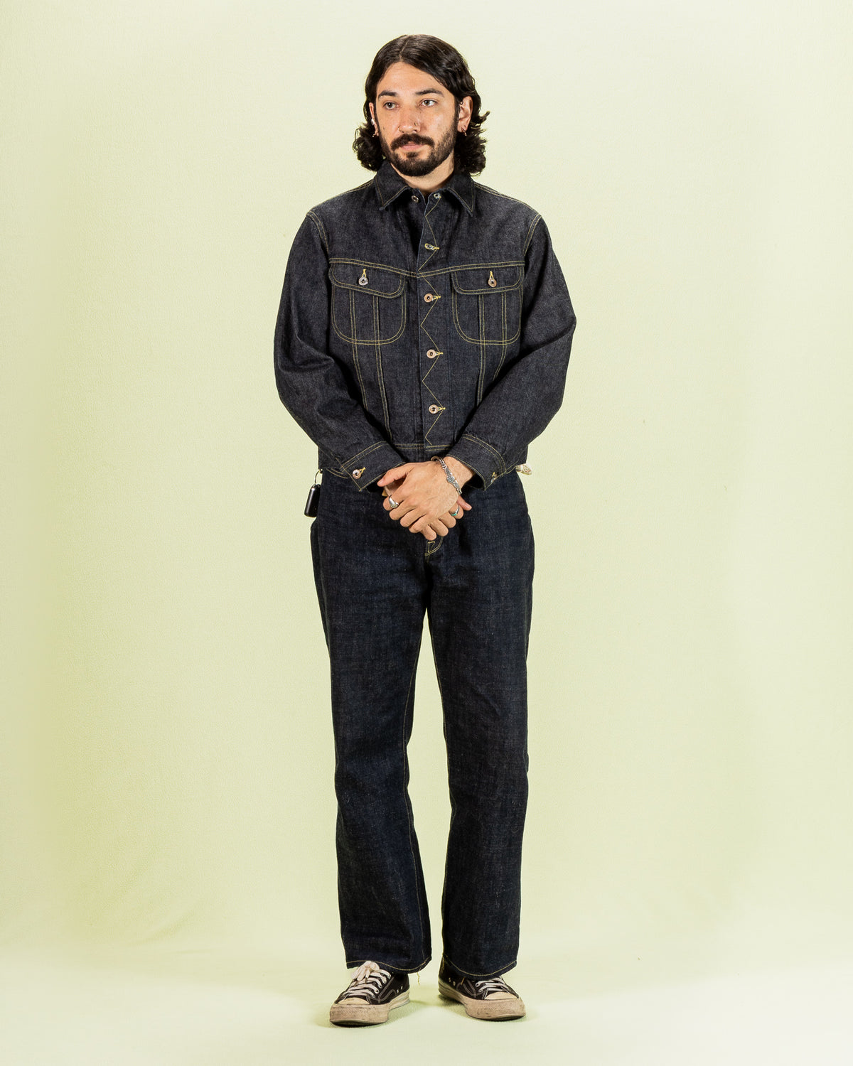 Trophy Clothing Lot.2405 Riders Jacket - Indigo Left Hand Denim - Standard & Strange