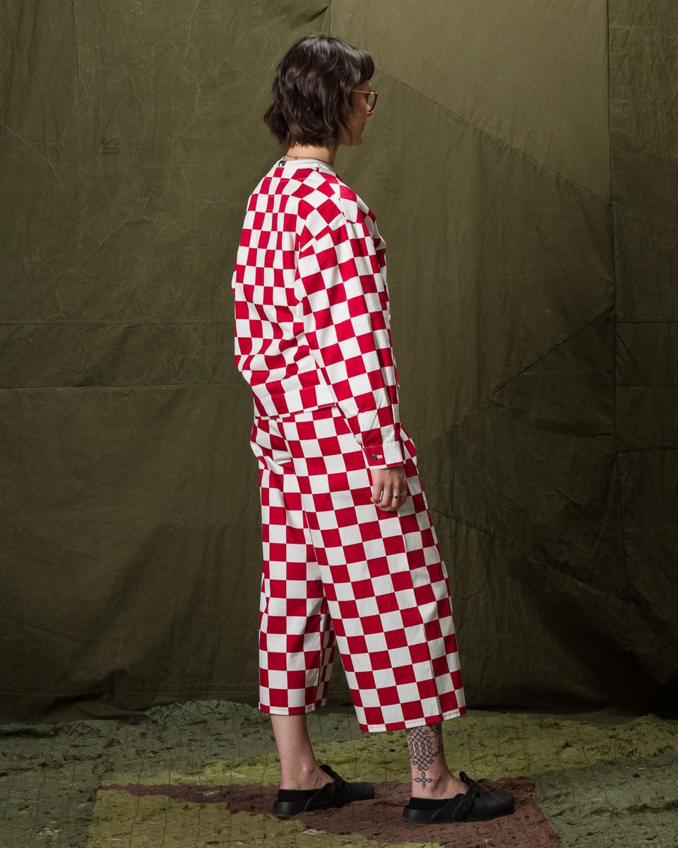 W'Menswear Mohom Shirt - Red Check - Standard & Strange