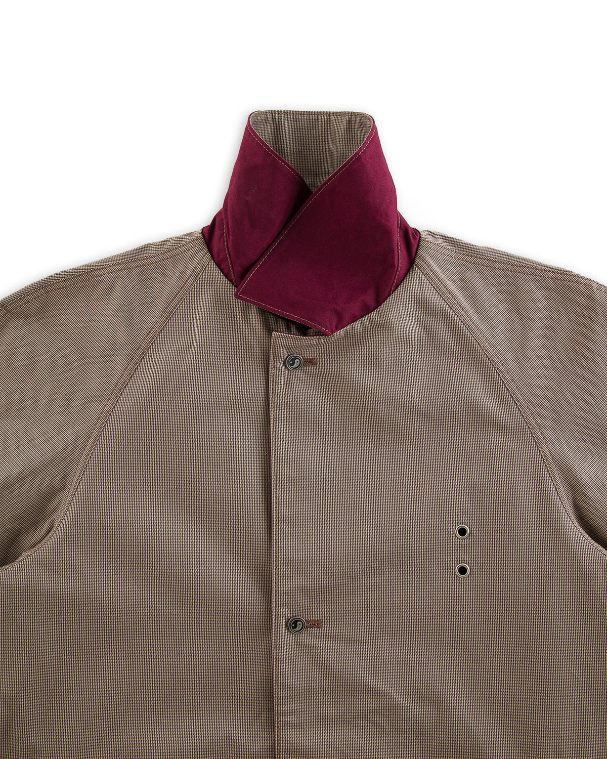 W'Menswear Reversible Cycling Trench - Burgundy - Standard & Strange