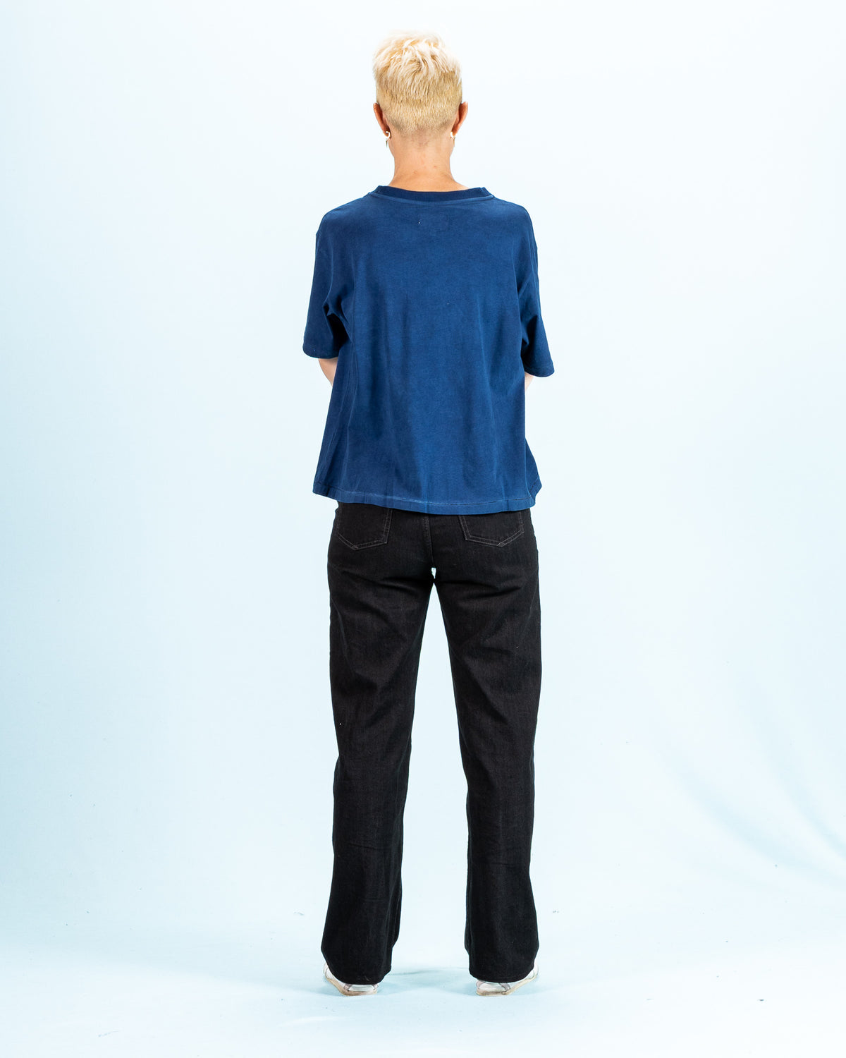 W'Menswear Bowl Tee - Indigo - Standard & Strange