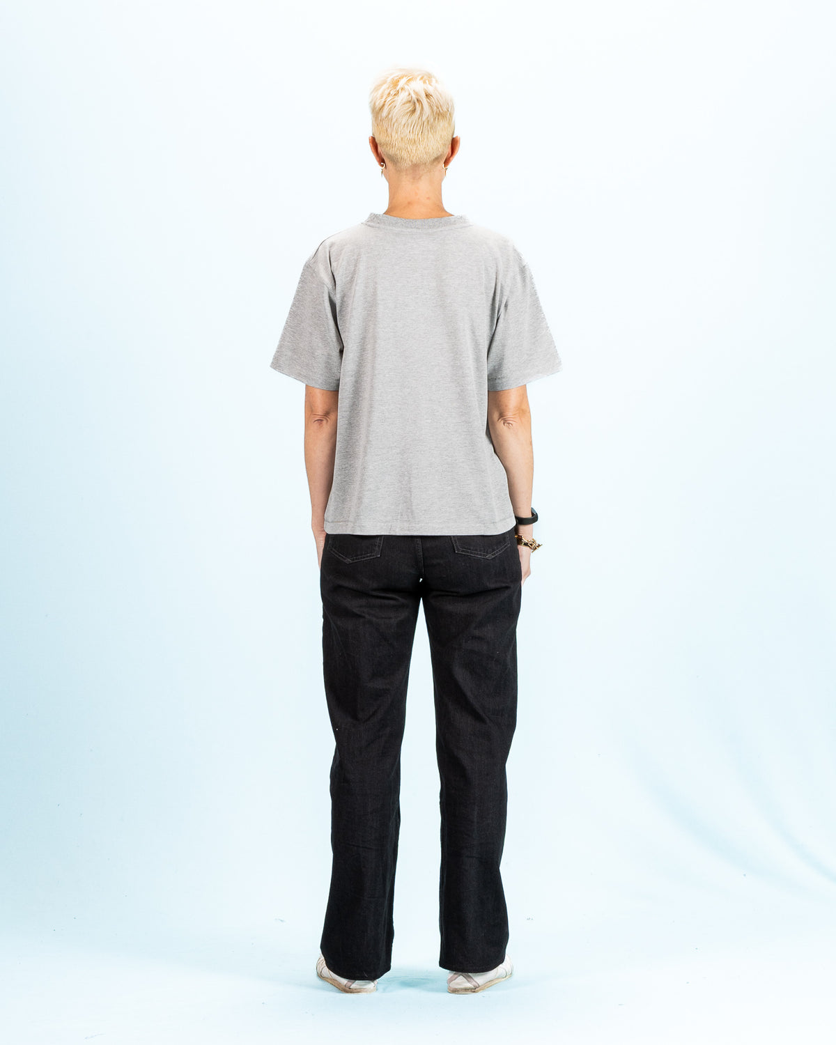 W'Menswear Bowl Tee - Light Grey - Standard & Strange