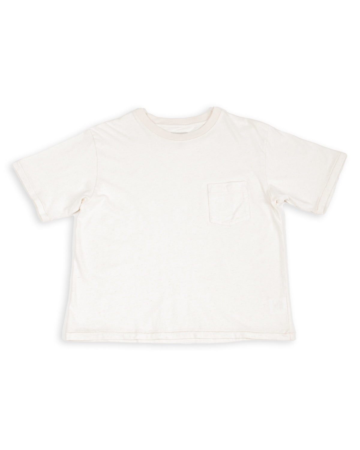 W'Menswear Bowl Tee - Natural Cotton/Hemp - Standard & Strange