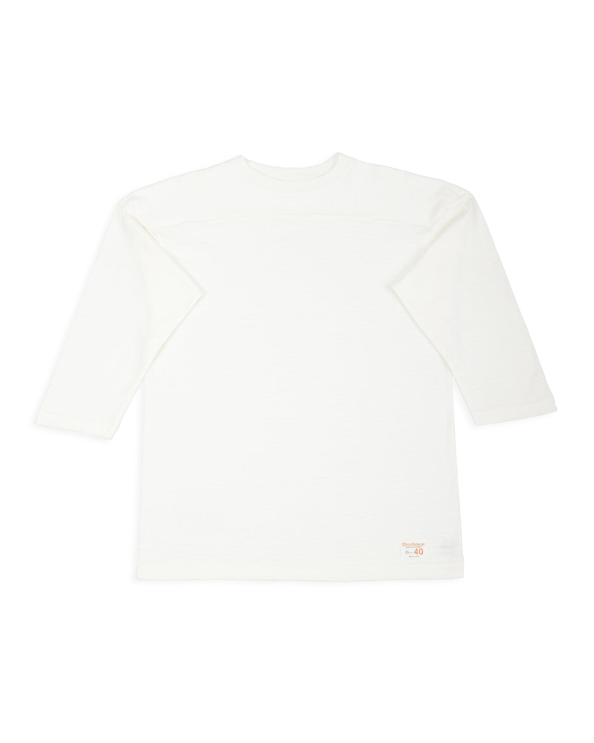 Warehouse Three Quarter Football Shirt - Off White - Standard & Strange