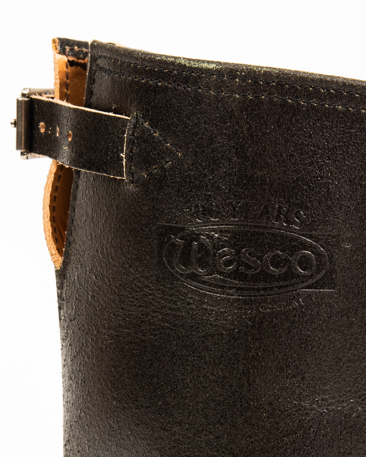 Wesco S&S x Wesco Quick Striker Engineer Boot - Olive Waxed Flesh - Standard & Strange