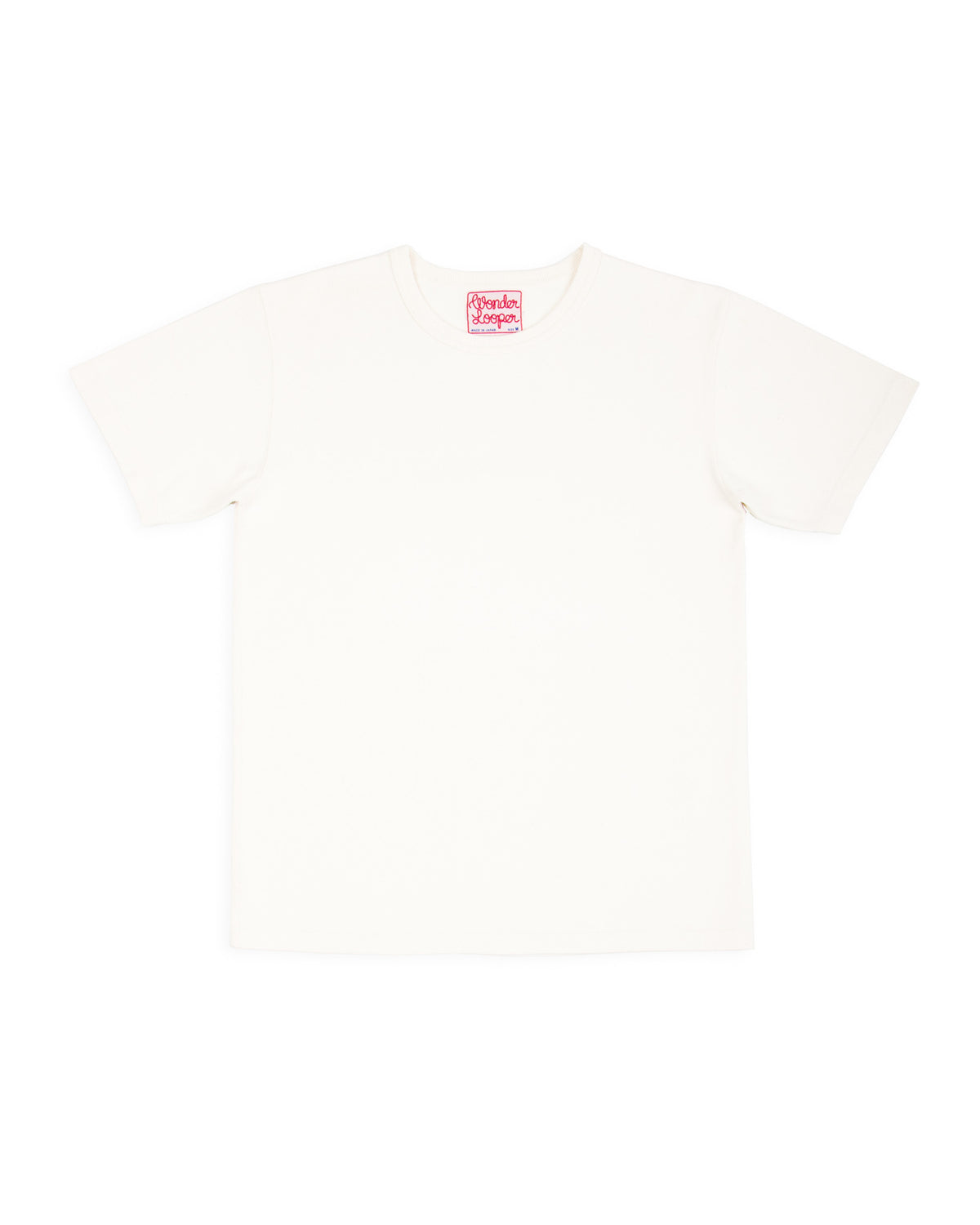 Wonder Looper Double Heavyweight Crewneck T-shirt - Ecru - Standard & Strange