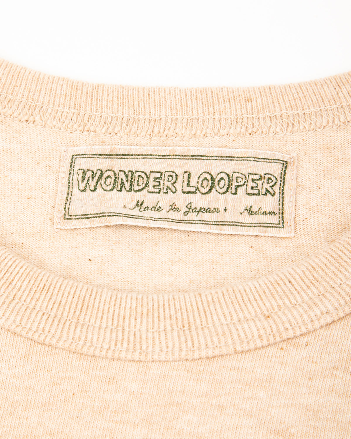 Wonder Looper Foxfibre® Tsuriami Crewneck T-shirt - Coyote 15 - Standard & Strange