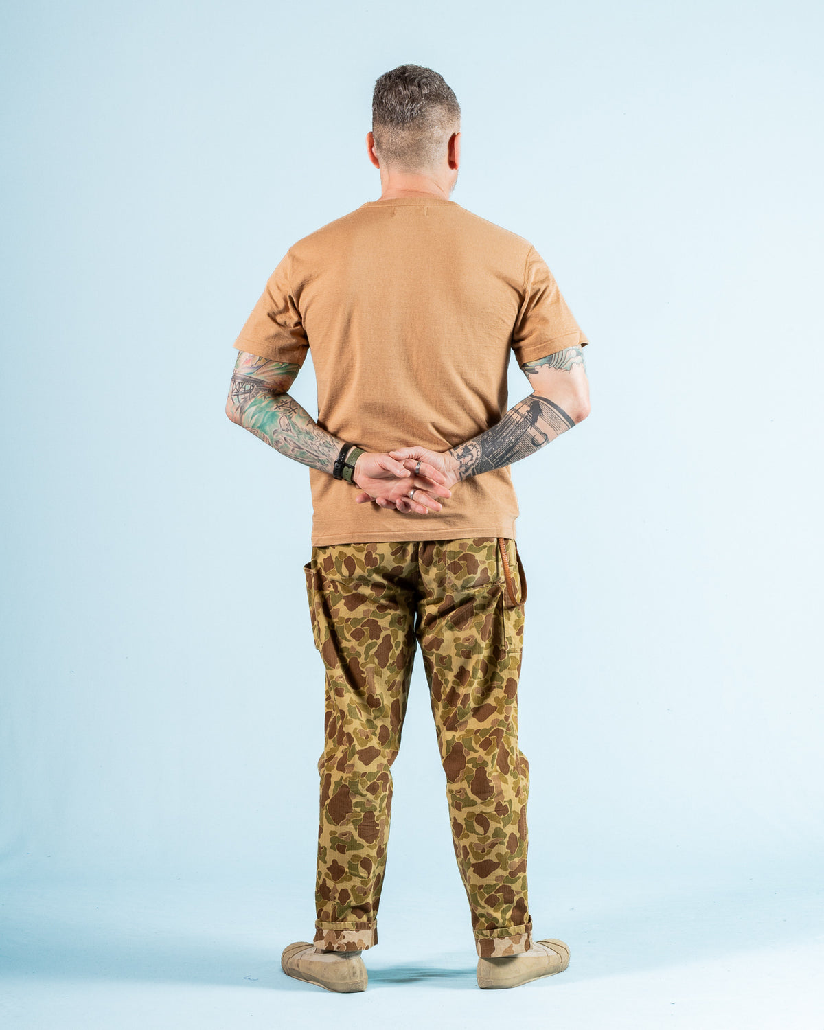 Wonder Looper Foxfibre® Tsuriami Crewneck T-shirt - Coyote 70 - Standard & Strange