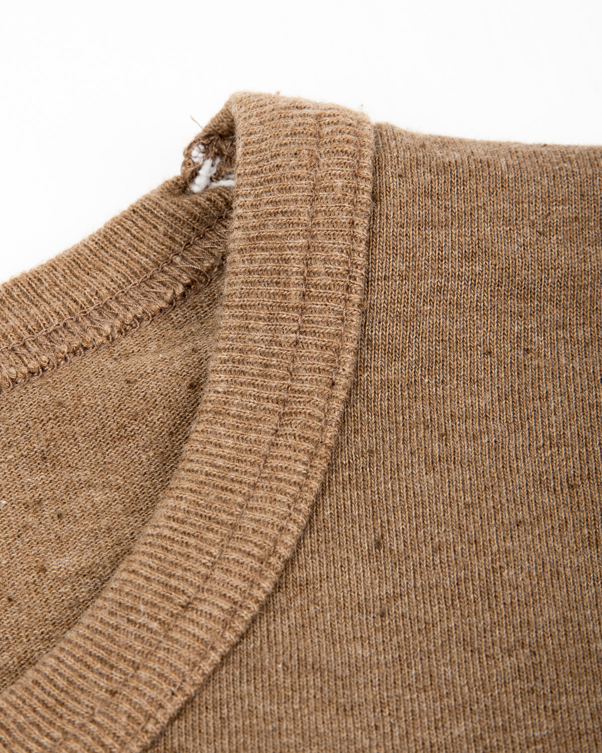 Wonder Looper Iron Mordant Foxfibre® Tsuriami Crewneck T-shirt - Coyote 70 - Standard & Strange