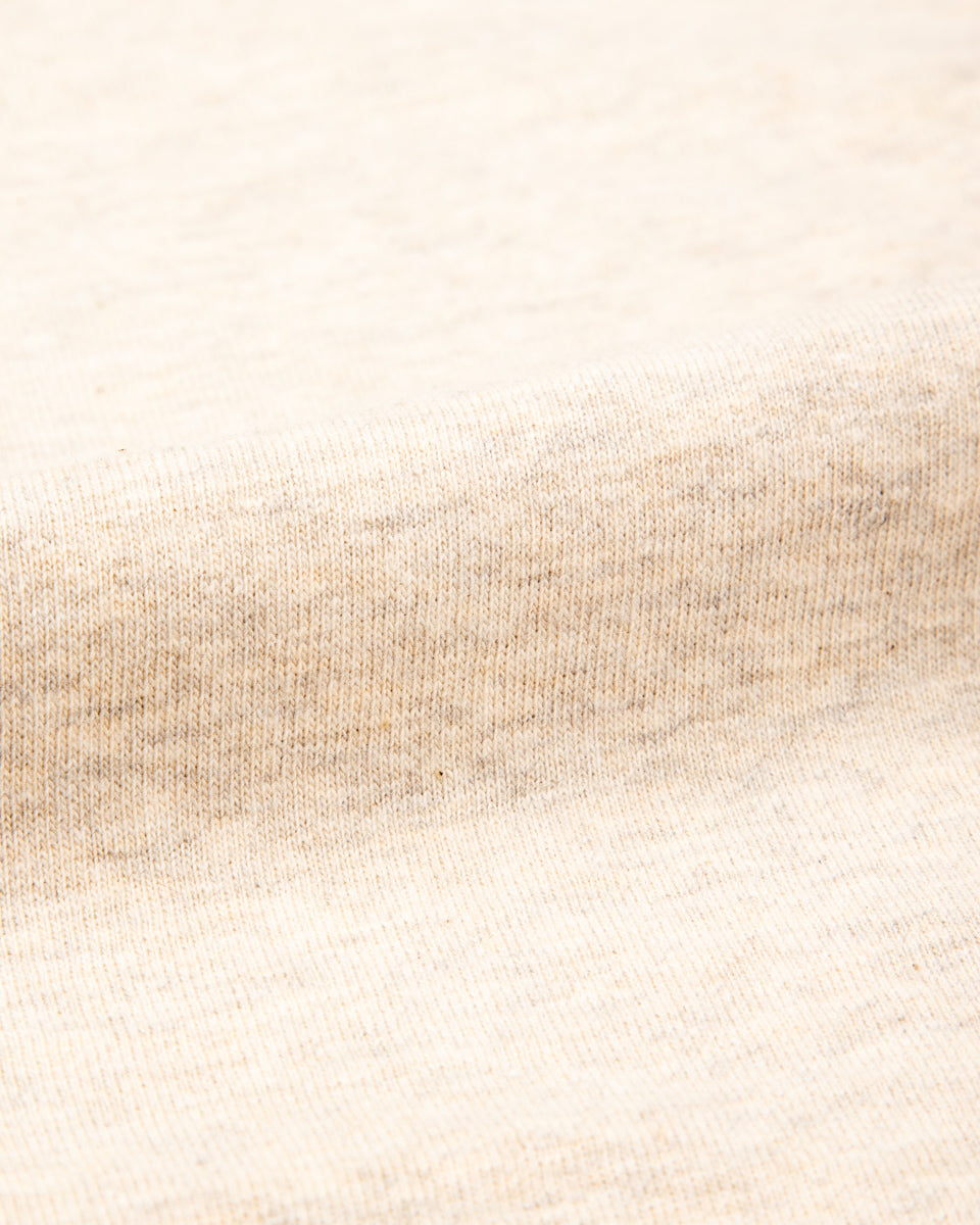 Wonder Looper Recycled Cotton Foxfibre® Ringer Tee - Stone - Standard & Strange
