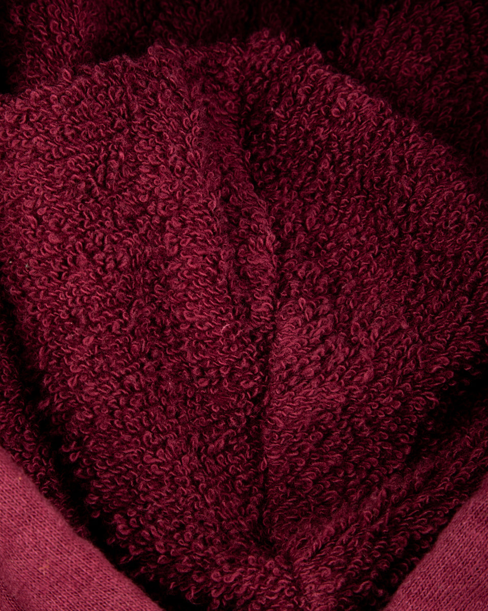 Wonder Looper Super Looper French Terry Pullover Hoodie - Burgundy - Standard & Strange