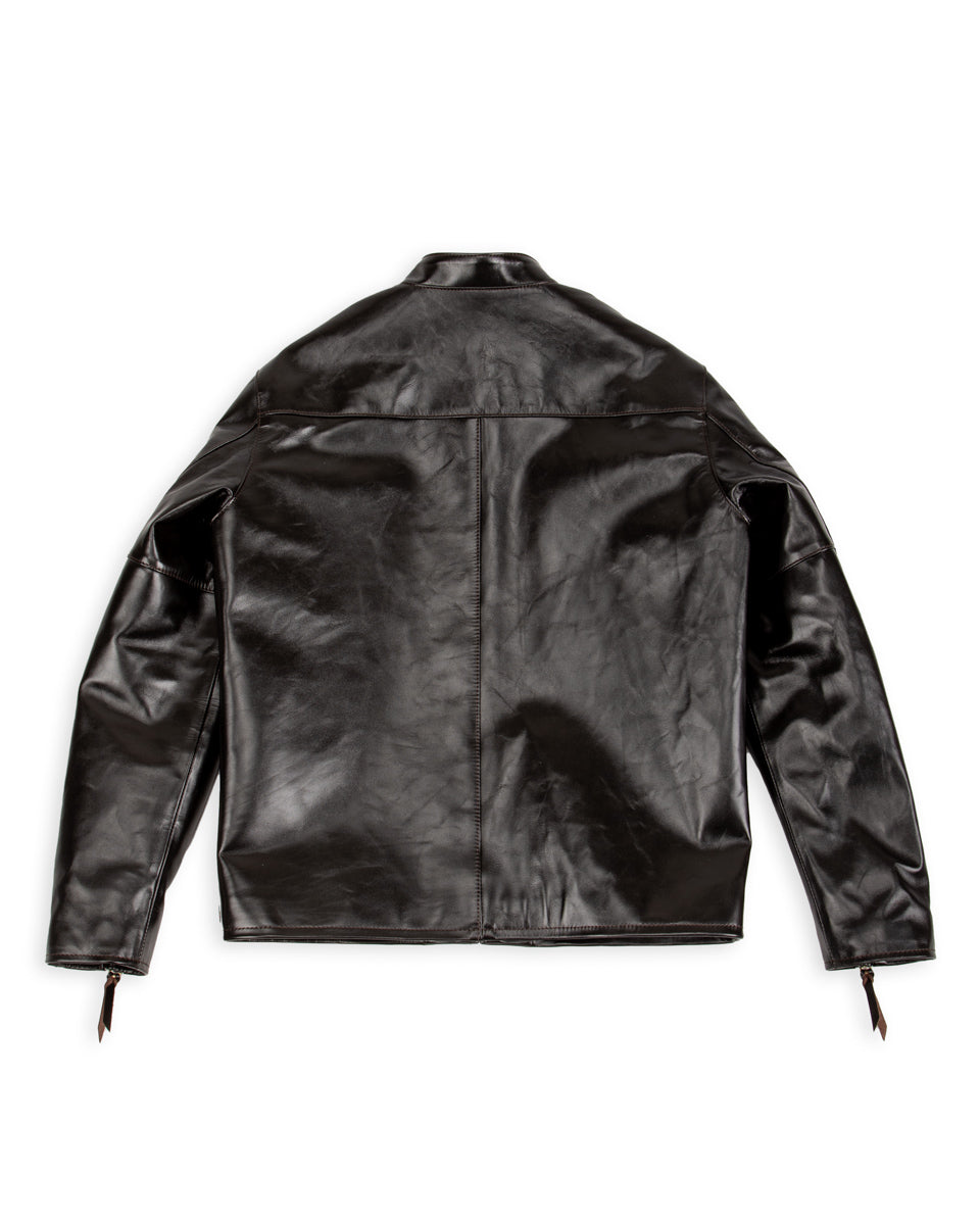Y'2 Leather Lightweight Vintage Horsehide Single Riders Jacket (PR-64) - Black - Standard & Strange