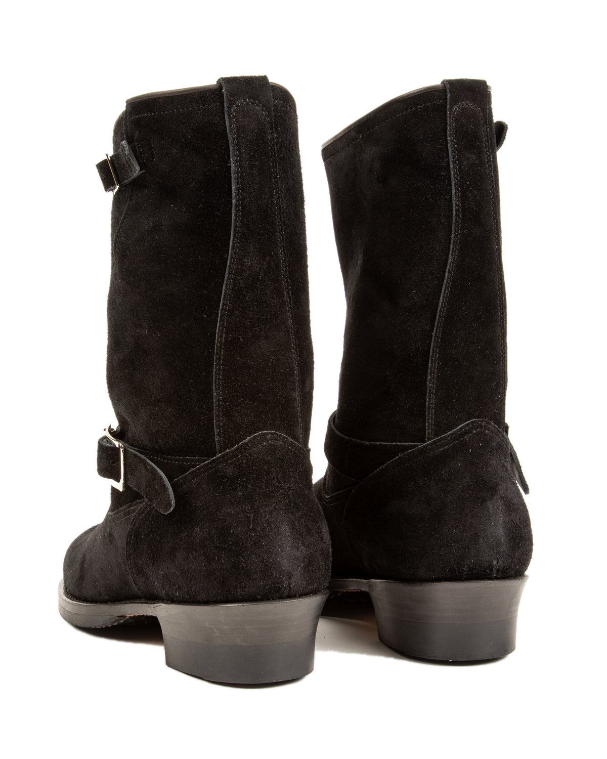 Attractions Suede Engineer Boot - Black - Standard & Strange
