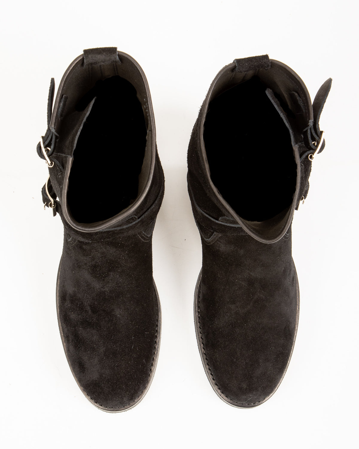 Attractions Suede Engineer Boot - Black - Standard & Strange