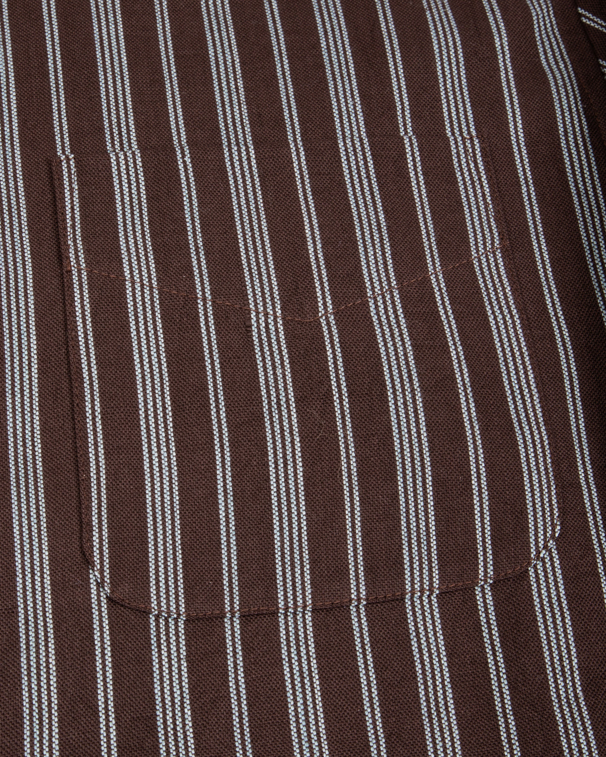 Indi + Ash Brook L/S Shirt - Handwoven Plum/Indigo Kala Cotton Variegated Stripe - Standard & Strange