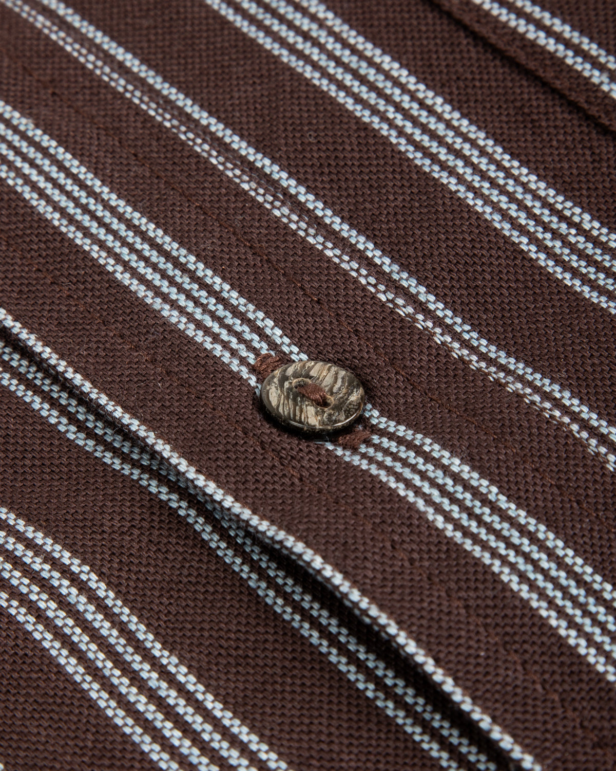 Indi + Ash Brook L/S Shirt - Handwoven Plum/Indigo Kala Cotton Variegated Stripe - Standard & Strange