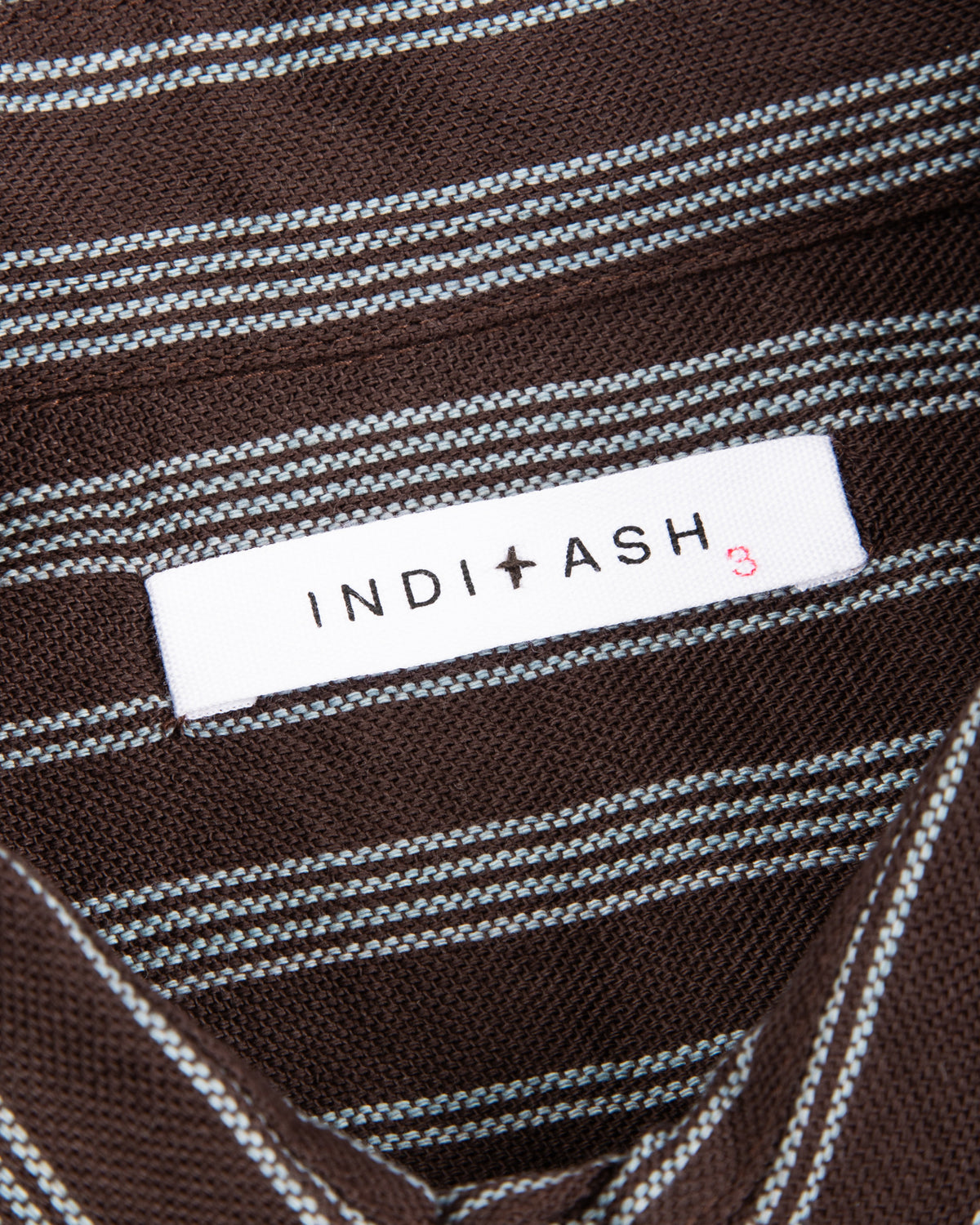 Indi + Ash Brook L/S Shirt - Handwoven Plum/Indigo Kala Cotton Variegated Stripe - Standard & Strange
