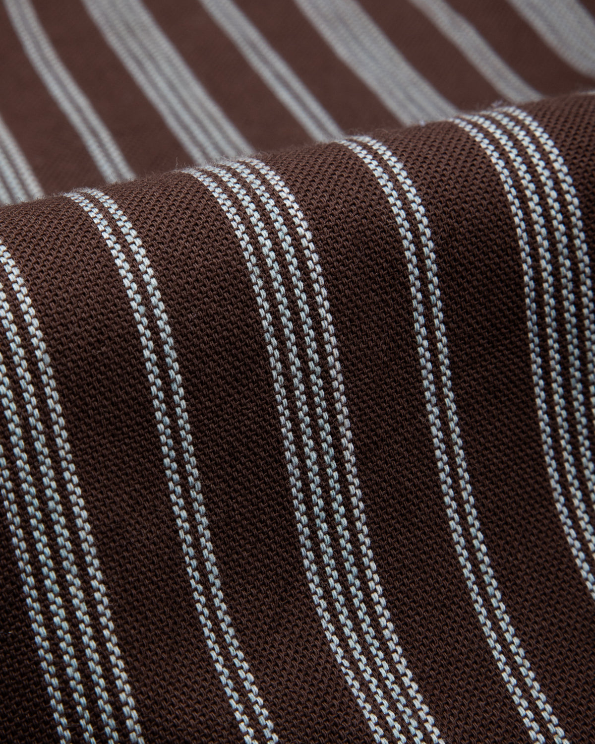 Indi + Ash Brook L/S Shirt - Handwoven Plum/Indigo Kala Cotton Variegated Stripe - Standard & Strange