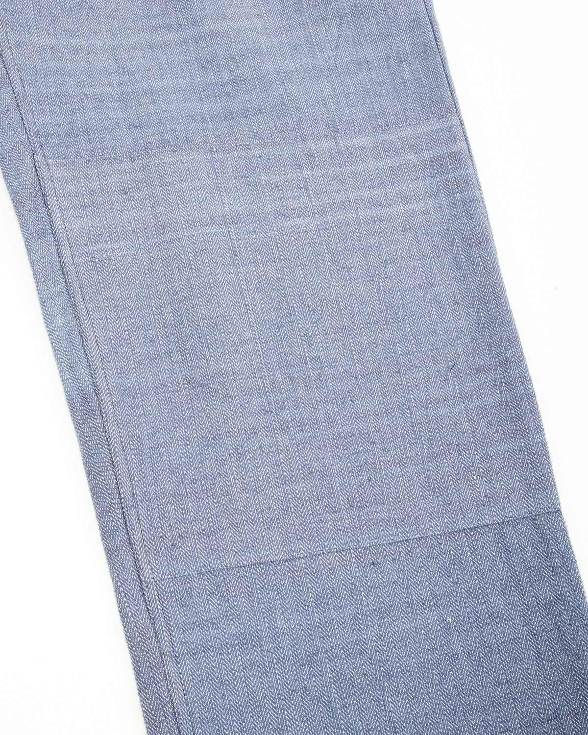 Indi + Ash Isaac Pant - Handwoven French Blue/Indigo Military Herringbone - Standard & Strange