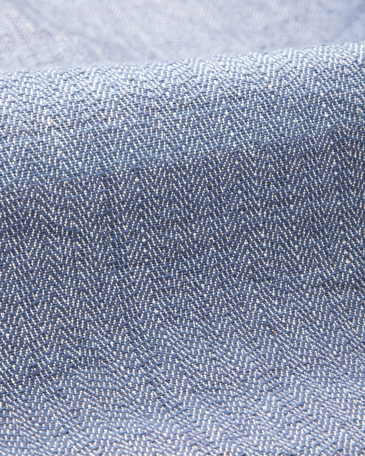 Indi + Ash Isaac Pant - Handwoven French Blue/Indigo Military Herringbone - Standard & Strange