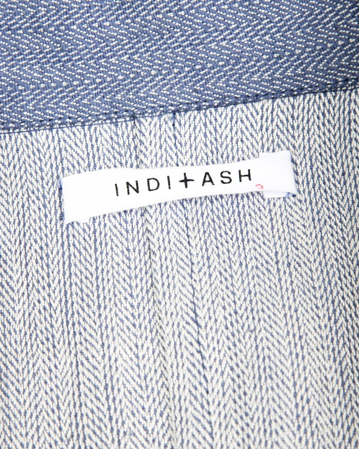 Indi + Ash Study Jacket - Handwoven French Blue/Indigo Military Herringbone - Standard & Strange