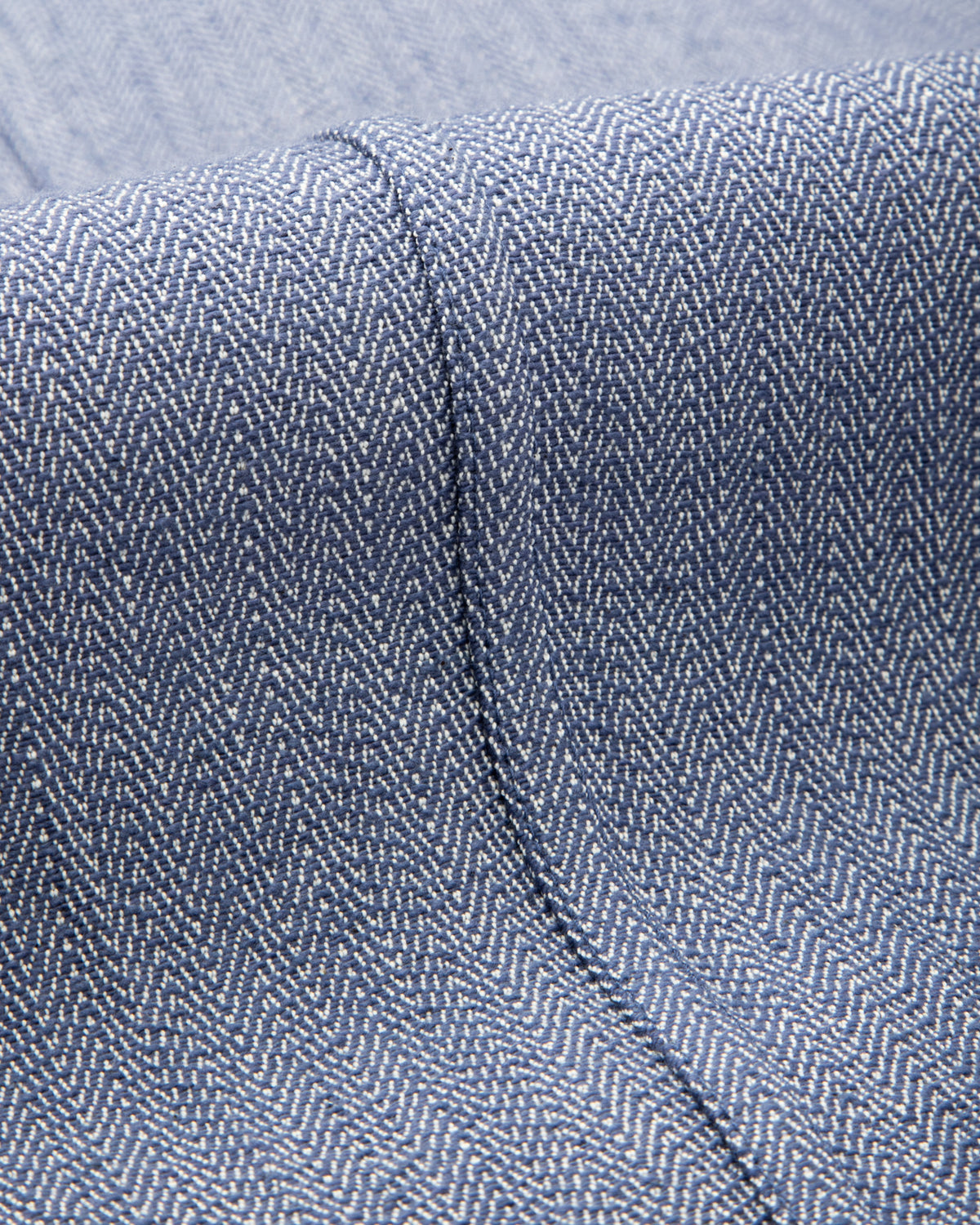 Indi + Ash Study Jacket - Handwoven French Blue/Indigo Military Herringbone - Standard & Strange