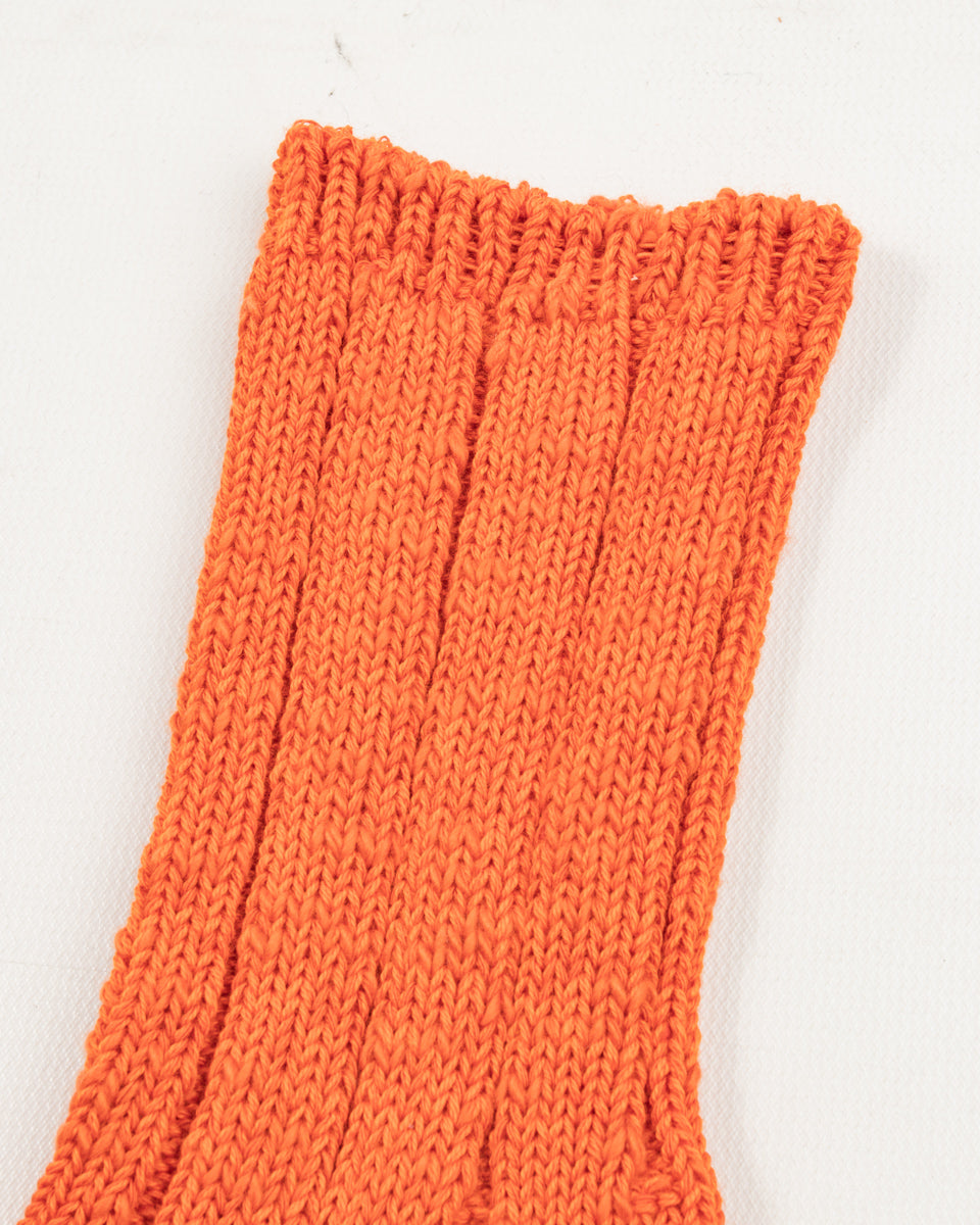 Kapital 56 Yarns MA-1 RAINBOWY HAPPY HEEL Socks - Orange - Standard & Strange