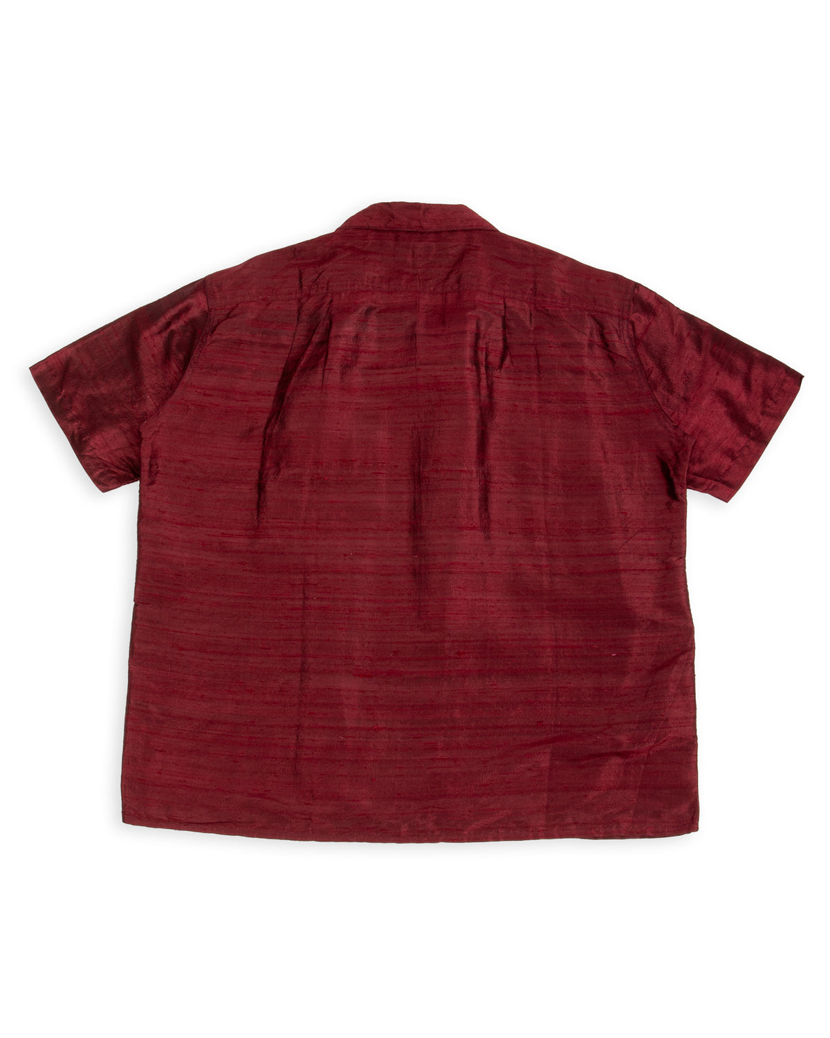 Monitaly 50's Milano Shirt - Maroon Dupion Silk - Standard & Strange
