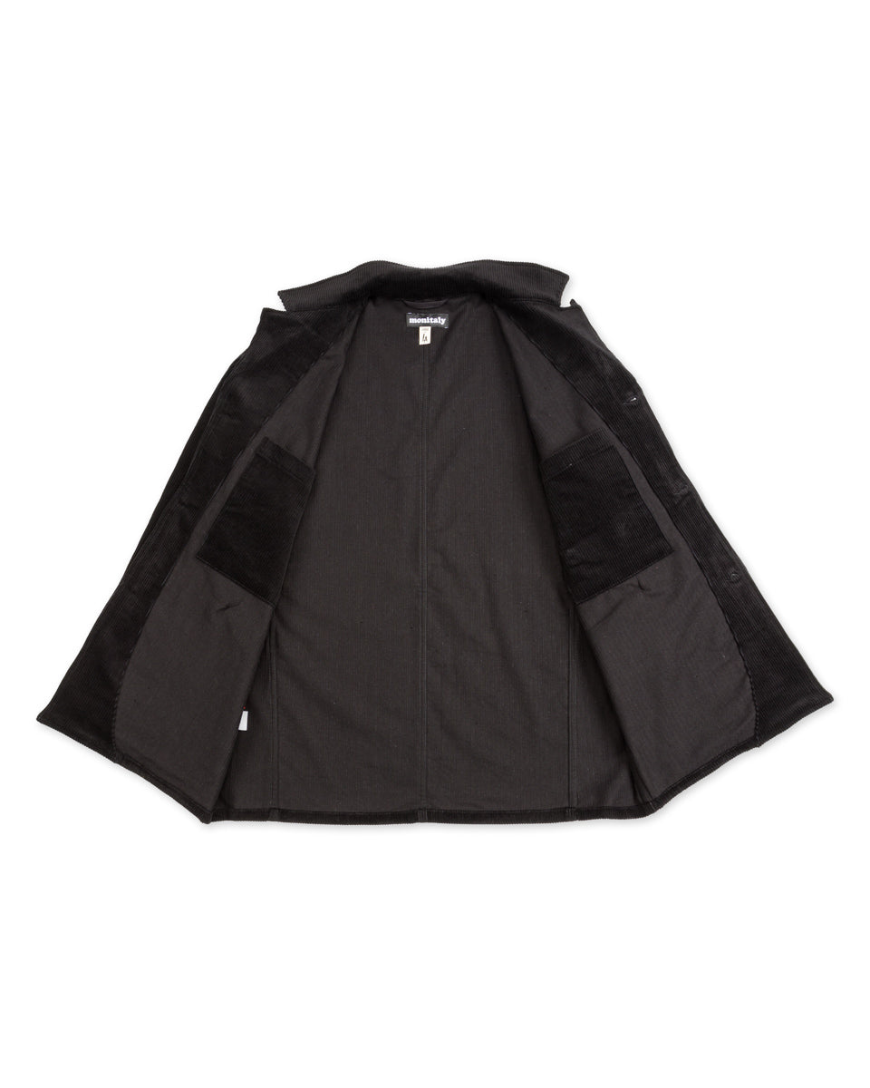 Monitaly Harvester Jacket - Black 8-Wale Corduroy - Standard & Strange
