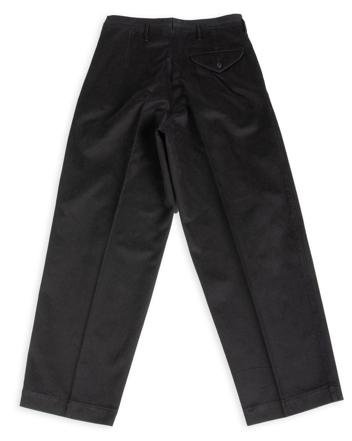MotivMfg Bund Trousers - Black Super Cotton Sateen - Standard & Strange