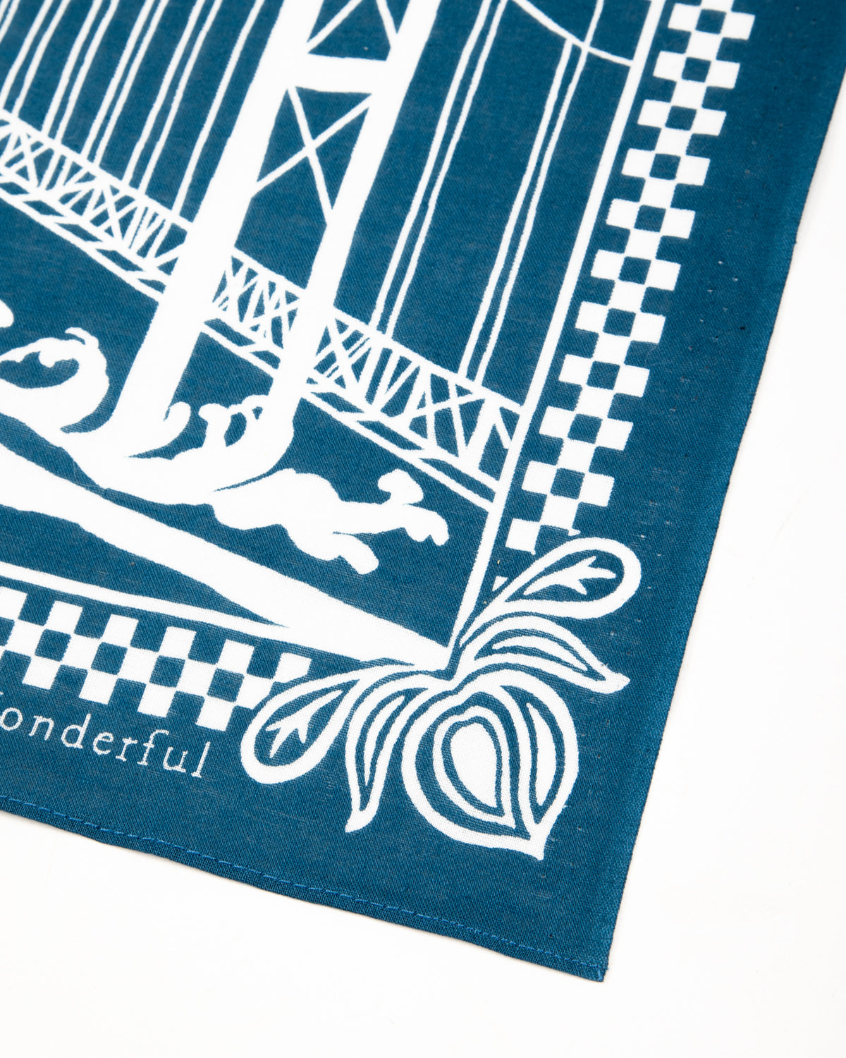 Omoto Denim Reveal Kojima Bandanna - Blue - Standard & Strange