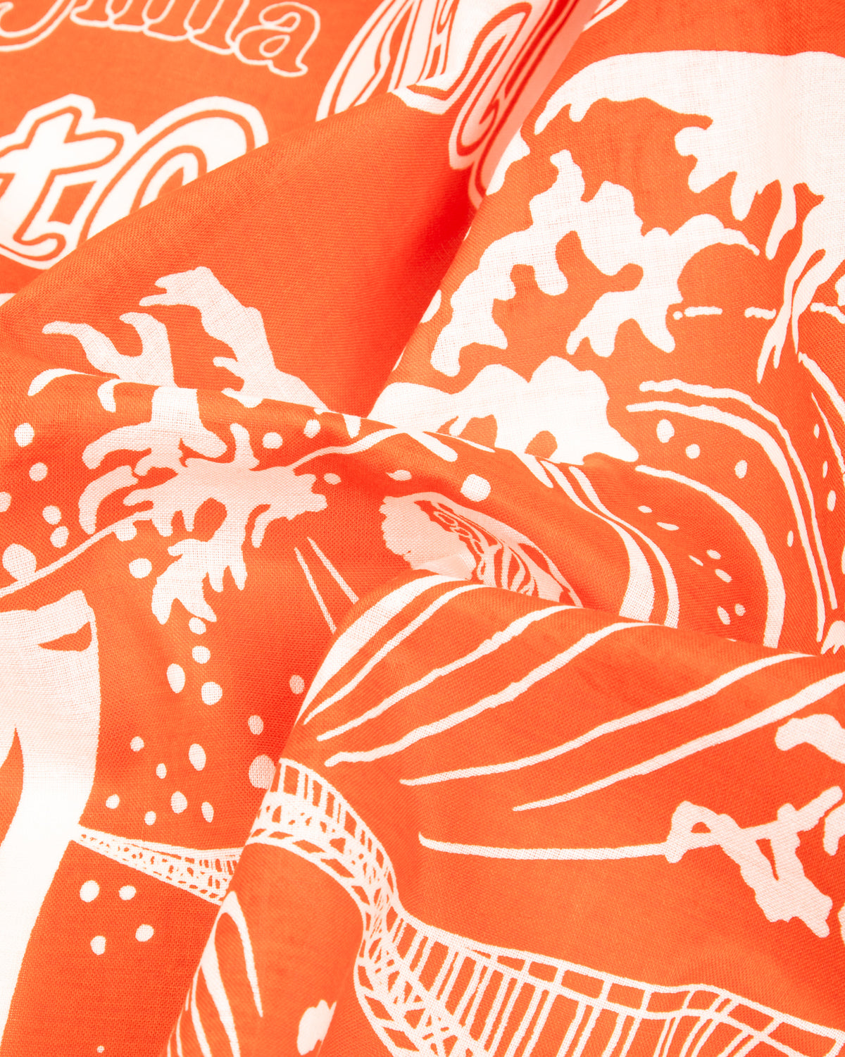 Omoto Denim Reveal Kojima Bandanna - Orange - Standard & Strange