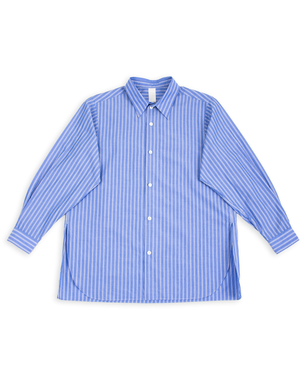 Senui Sally Side Slit Shirt - Blue 38/OS - Standard & Strange