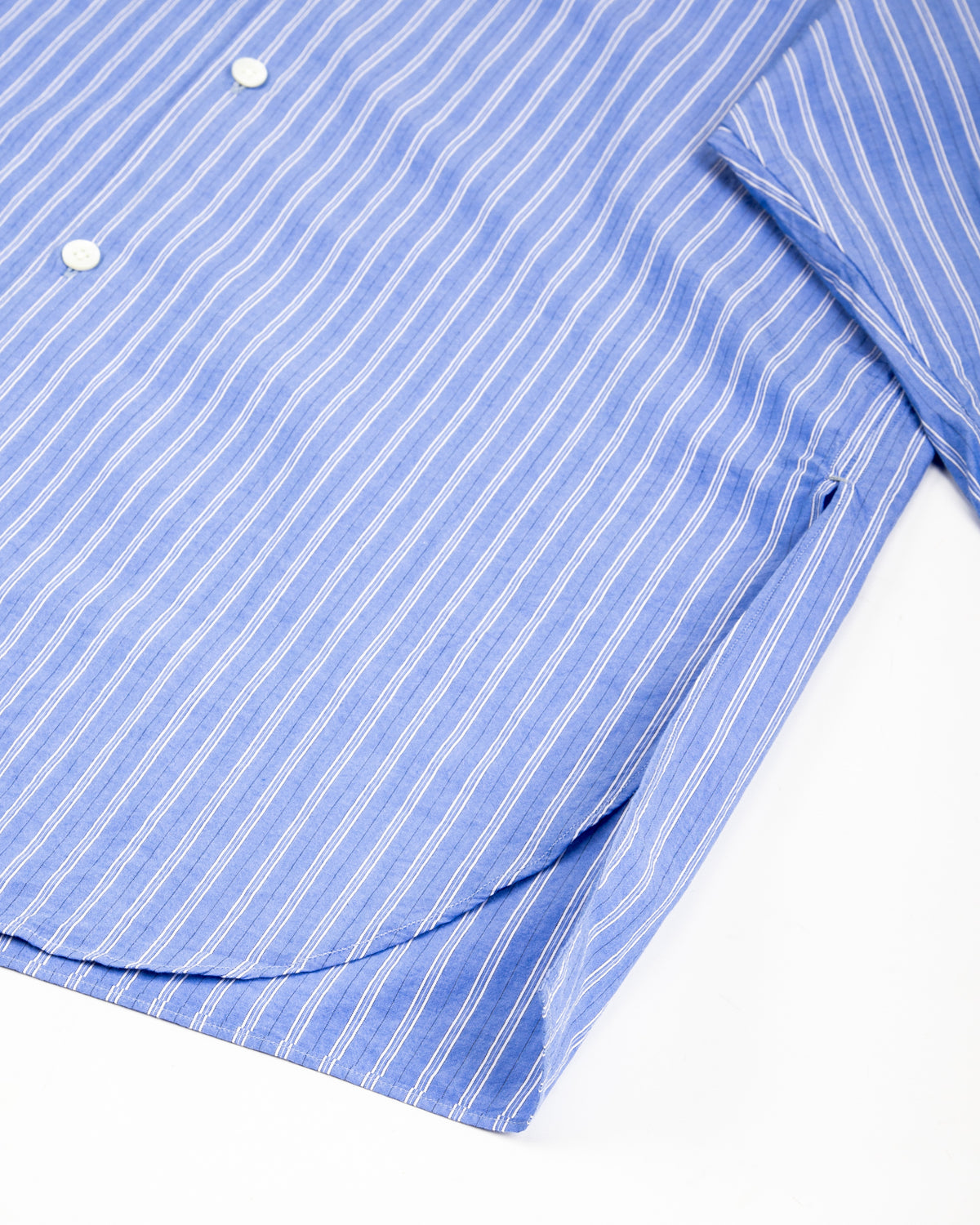 Senui Sally Side Slit Shirt - Blue 38/OS - Standard & Strange