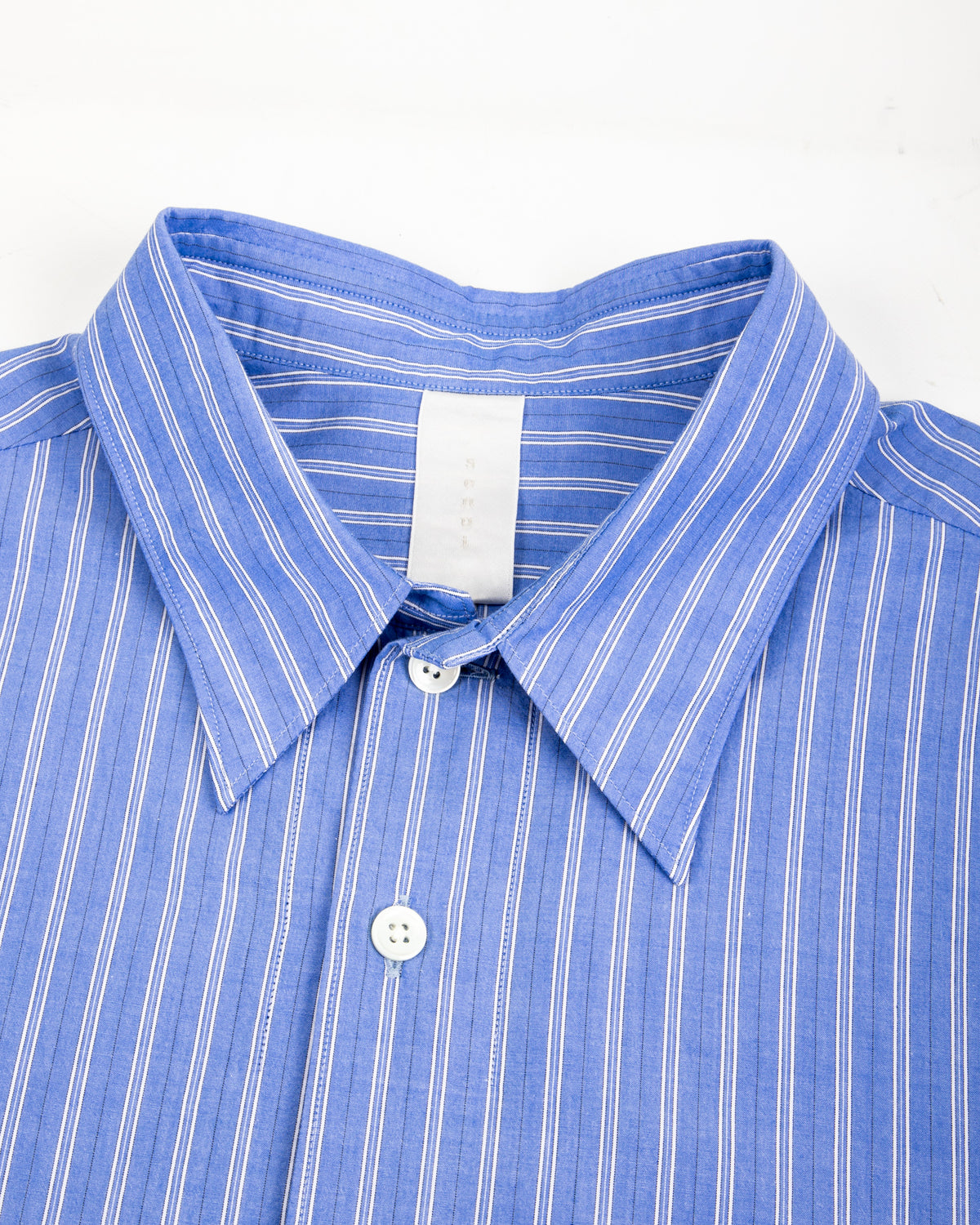 Senui Sally Side Slit Shirt - Blue 38/OS - Standard & Strange