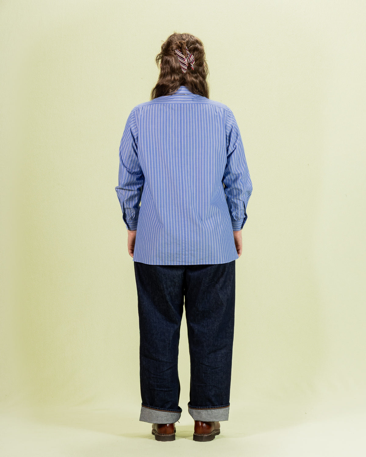 Senui Sally Side Slit Shirt - Blue 38/OS - Standard & Strange
