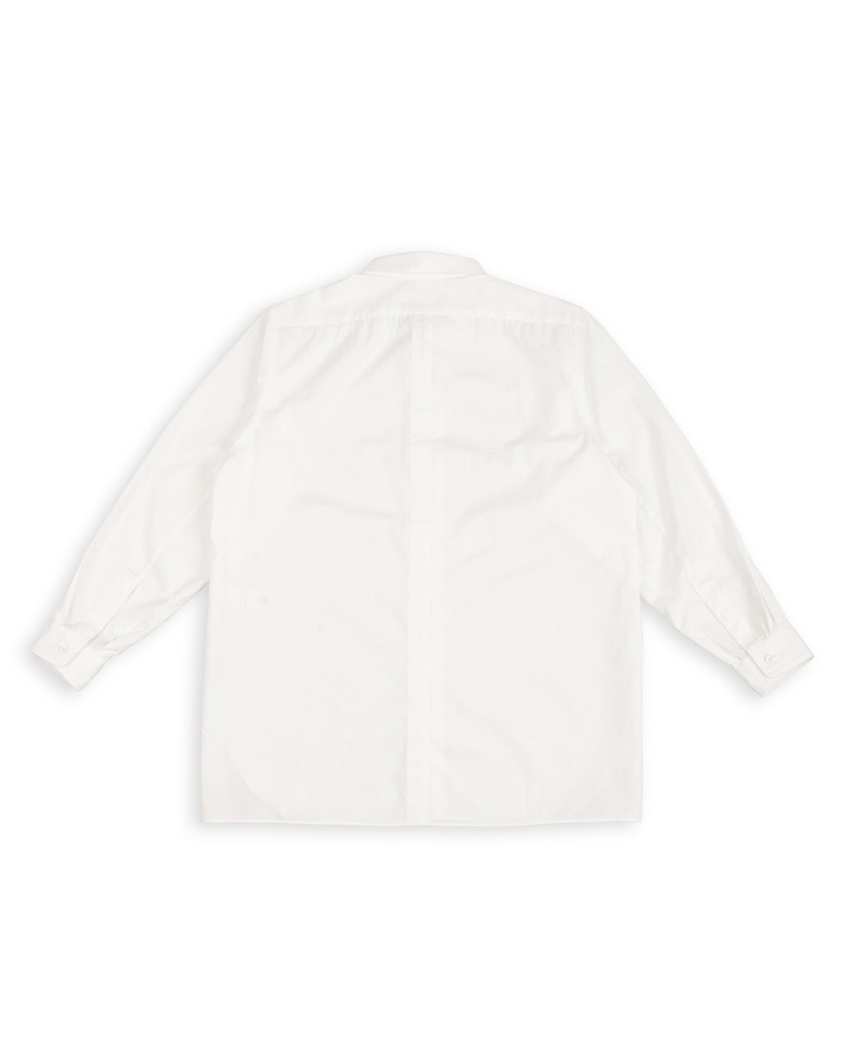 Senui Sally Side Slit Shirt - White Heavy Poplin 38/OS - Standard & Strange