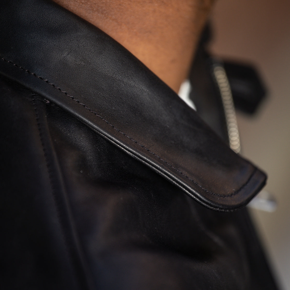 Attractions Horsehide A-1 Zip Jacket - Black - Standard & Strange