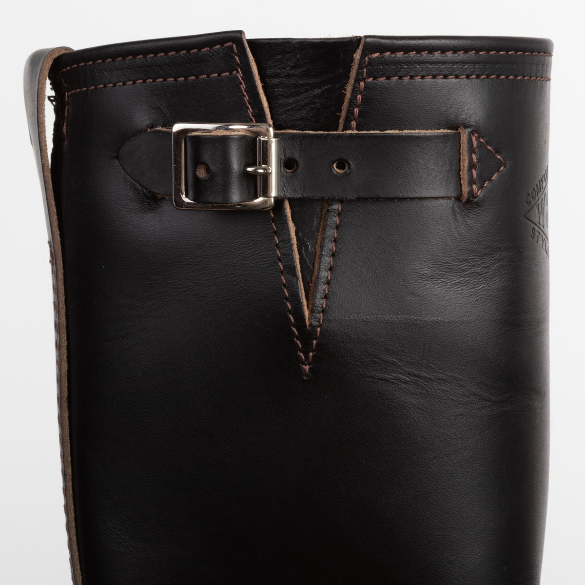 Wesco Mister Lou Engineer Boot - Black Horsehide - Standard & Strange