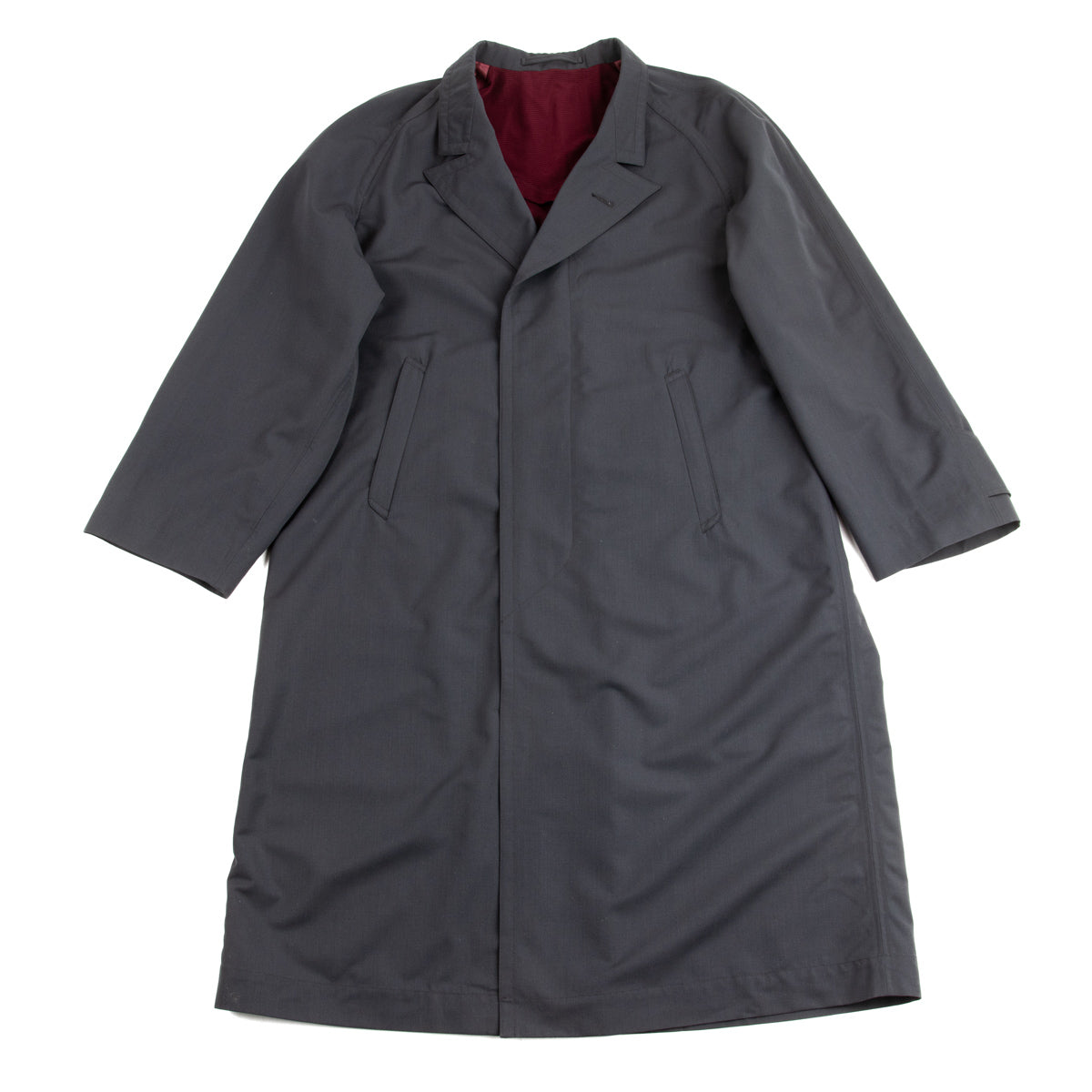 MotivMfg Opera Raglan Coat - Optim Technology Wool/Steel - Standard & Strange