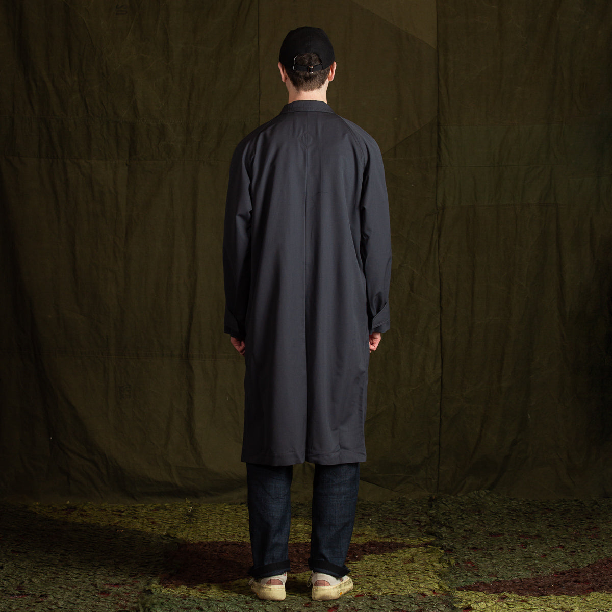 MotivMfg Opera Raglan Coat - Optim Technology Wool/Steel - Standard & Strange