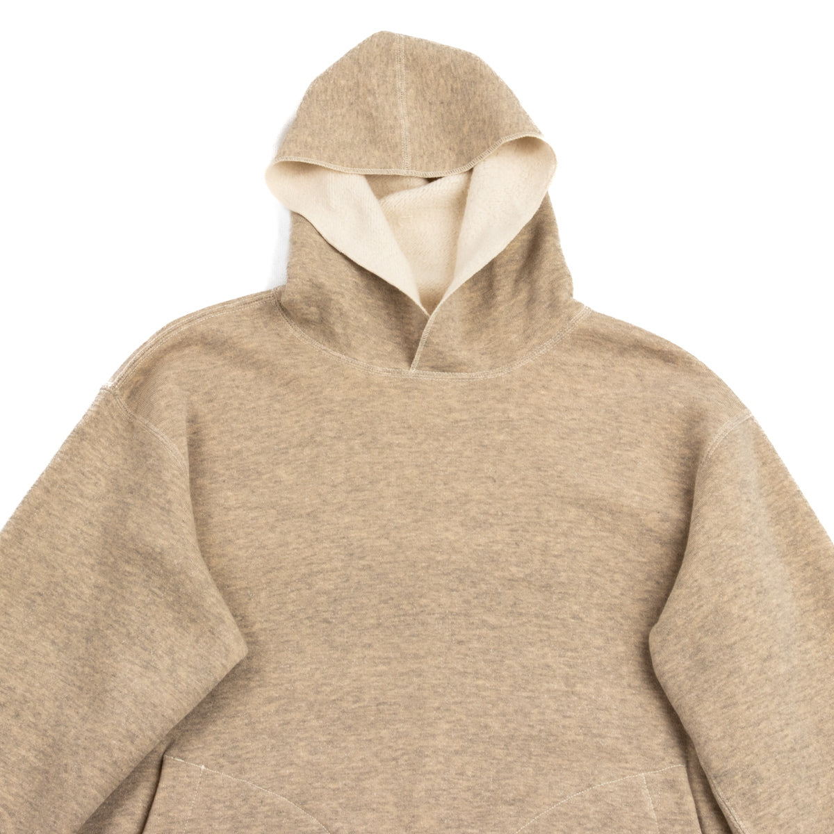 The Real McCoy's Boxing Glove Pocket Hooded Sweatshirt - Oatmeal - Standard & Strange