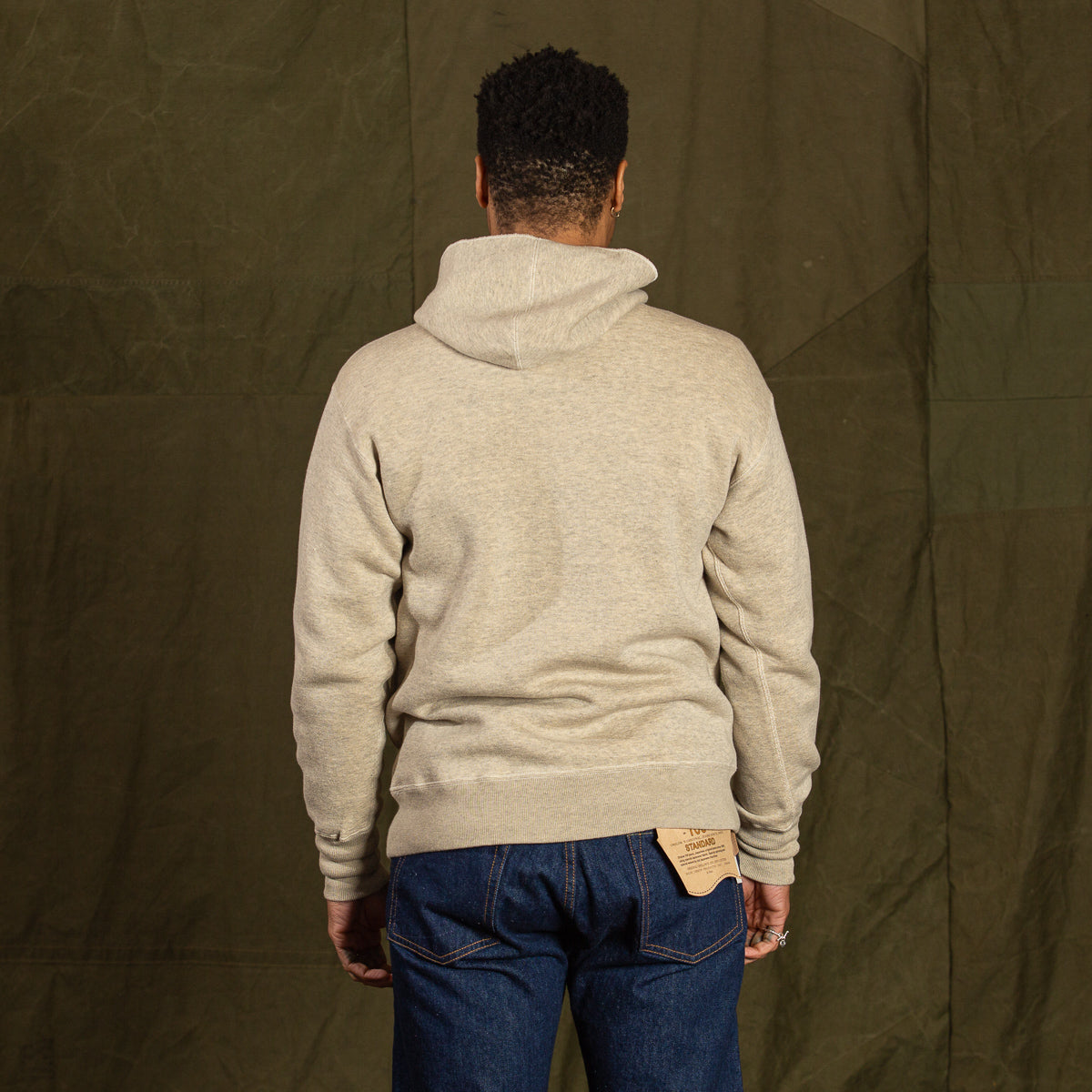 The Real McCoy's Boxing Glove Pocket Hooded Sweatshirt - Oatmeal - Standard & Strange