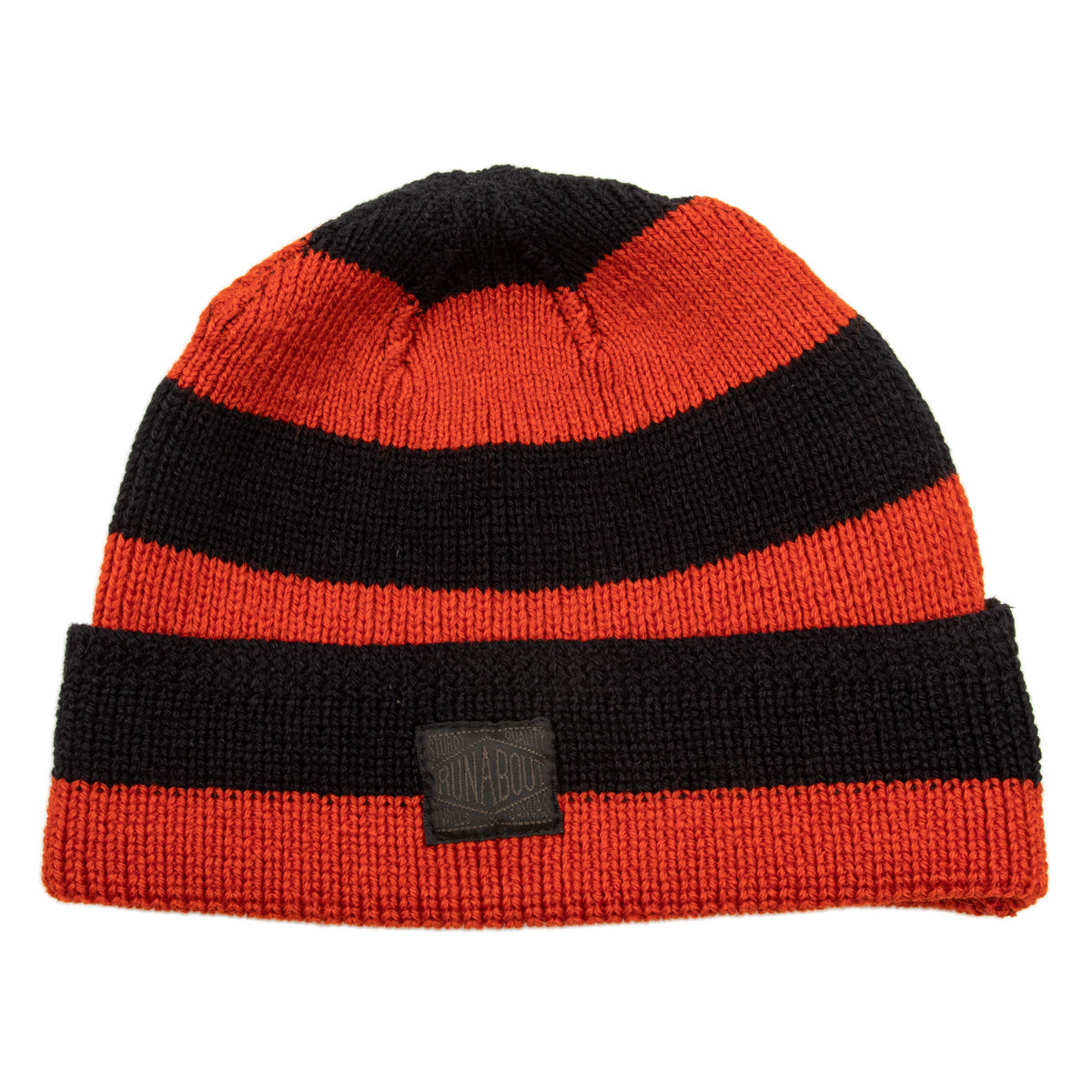 Runabout Goods Wool Watch Cap - Black/Orange - Standard & Strange