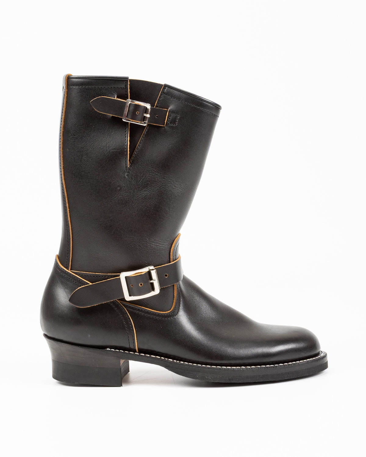 Attractions Engineer Boots - Black Heavyweight Kipskin - Standard & Strange