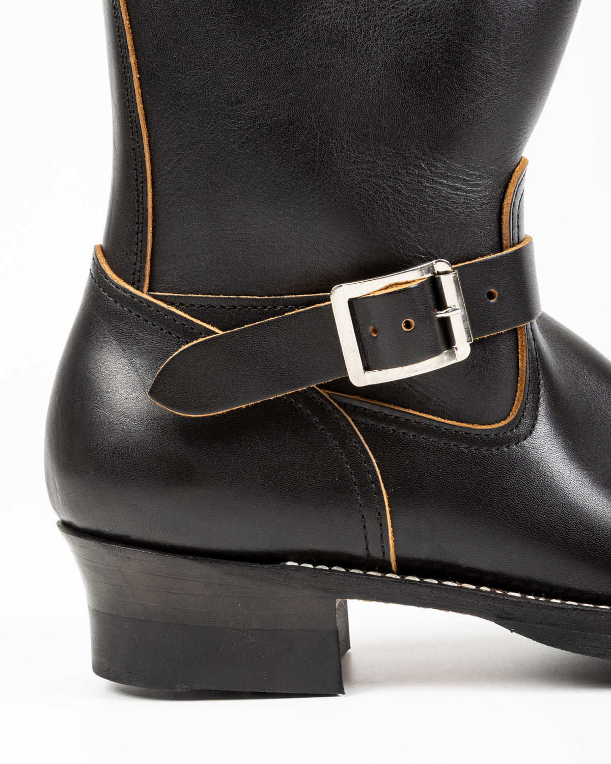 Attractions Engineer Boots - Black Heavyweight Kipskin - Standard & Strange