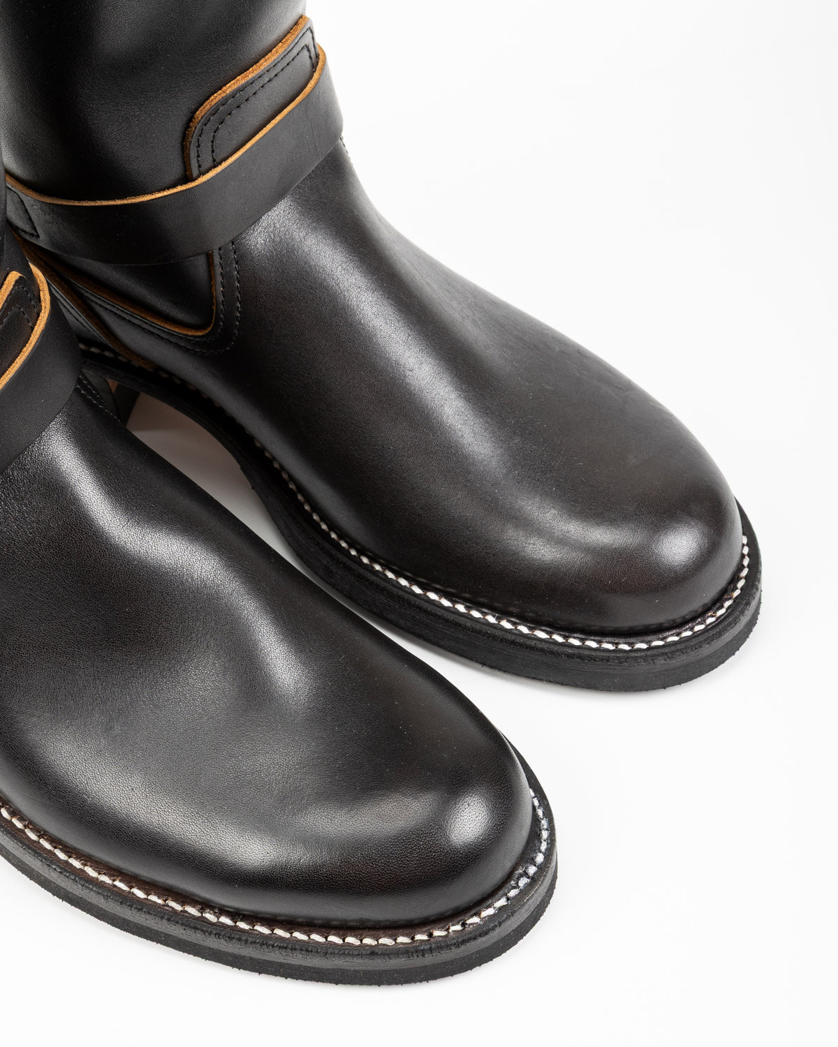 Attractions Engineer Boots - Black Heavyweight Kipskin - Standard & Strange