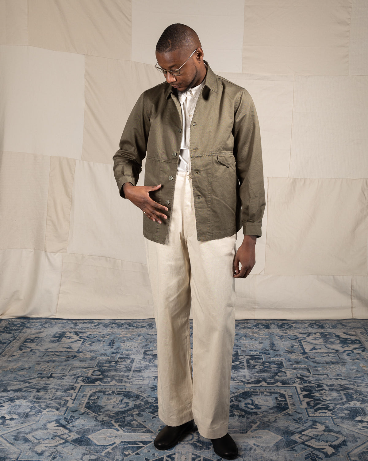 1st PAT-RN Pierce Jacket - Jungle Green Gabardine - Standard & Strange