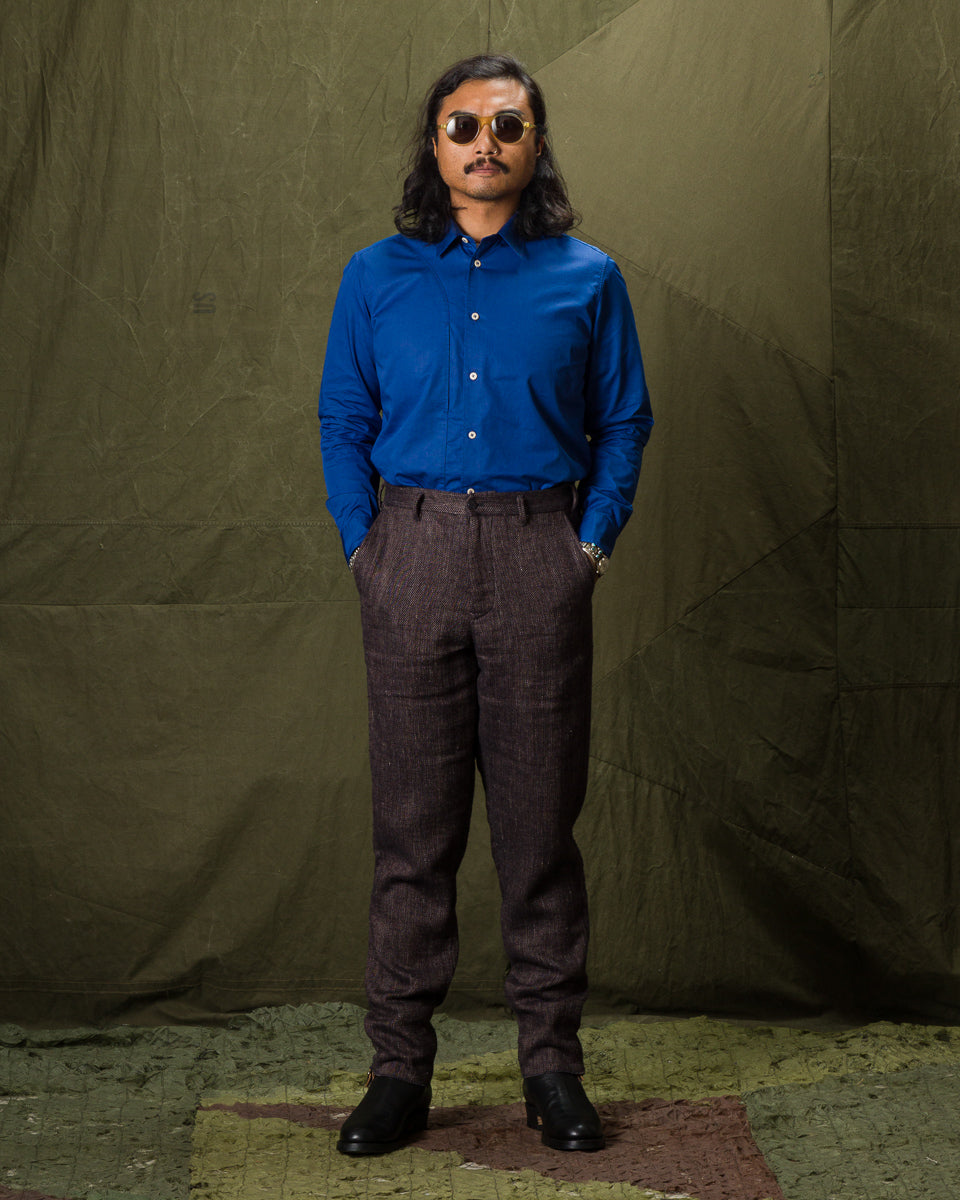 1st PAT-RN Tipo 4 Tailored Shirt - Royal Blue Sateen - Standard & Strange