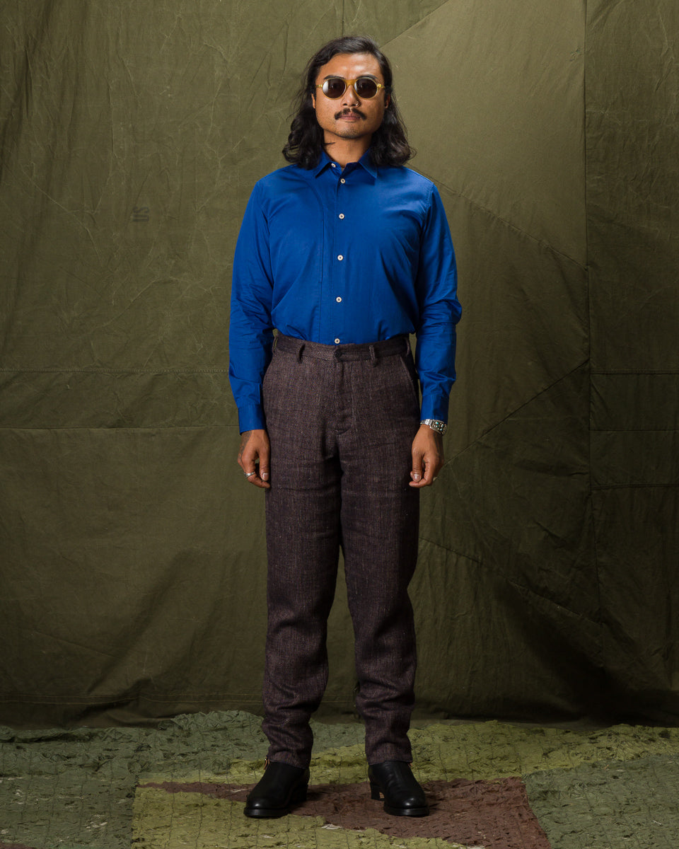1st PAT-RN Tipo 4 Tailored Shirt - Royal Blue Sateen - Standard & Strange